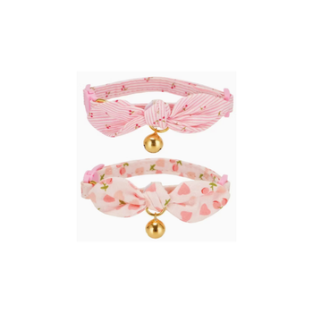 Adjustable Breakaway Bow Cat Collar with Bell